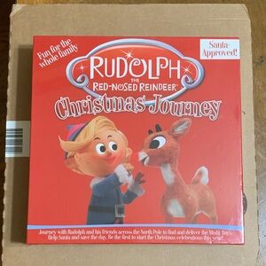 Rudolph the Red Nose Reindeer ~ Christmas Journey Board Game (Sealed)🆕🎄